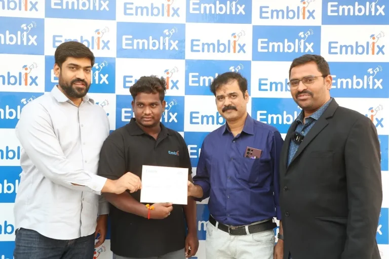Certification day ceremony photo 8 — Emblix Academy Kukatpally