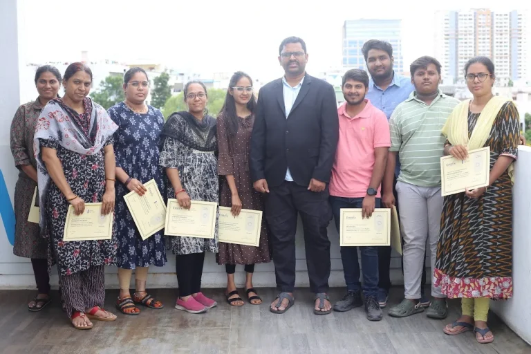 Certification day ceremony photo 12 — Emblix Academy Kukatpally